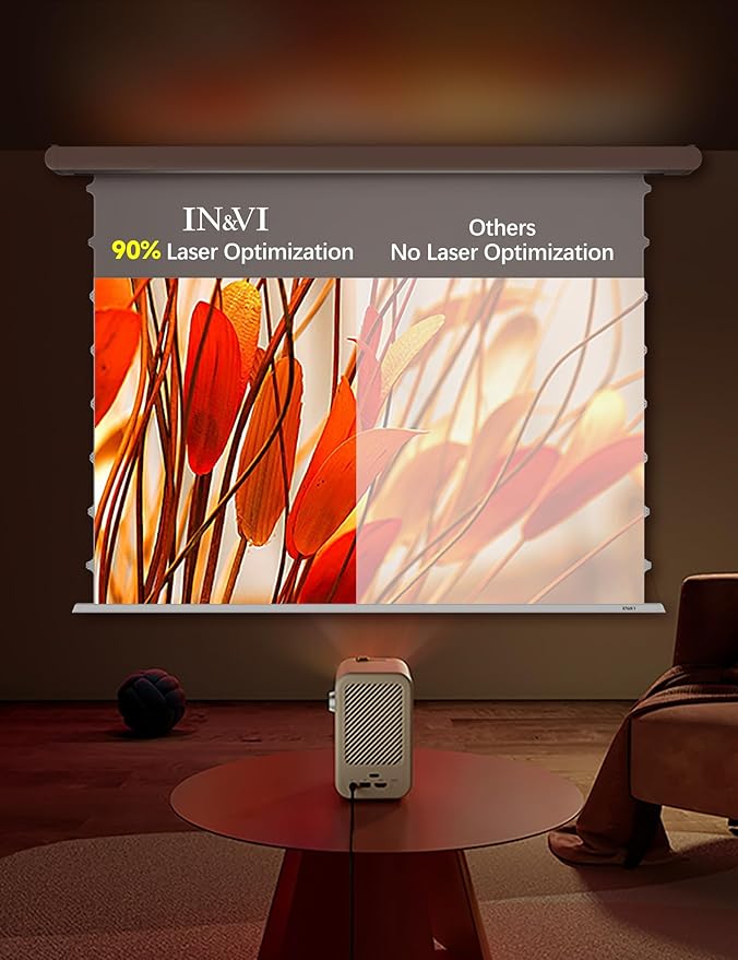 100" PureVision Motorized Projector Screen - Image 4