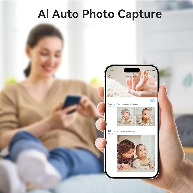 ebemate WiFi Video Baby Monitor, 2.8" Display - Image 8