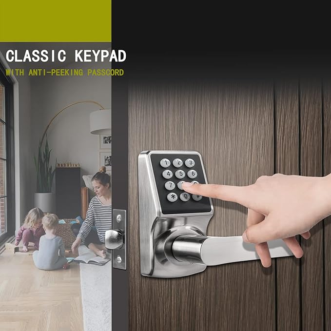 BAOLONG Keyless Entry Door Lock, Electronic Keypad Lock - Image 5