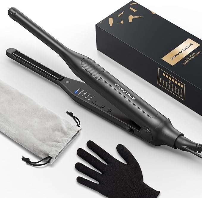 Wavytalk Pencil Flat Iron, 3/10" Small Iron by wavytalk-HairTalks