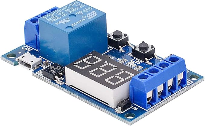 DC 6-30V Timer Relay Programmable Delay Relay Module Cycle Timer - Image 5