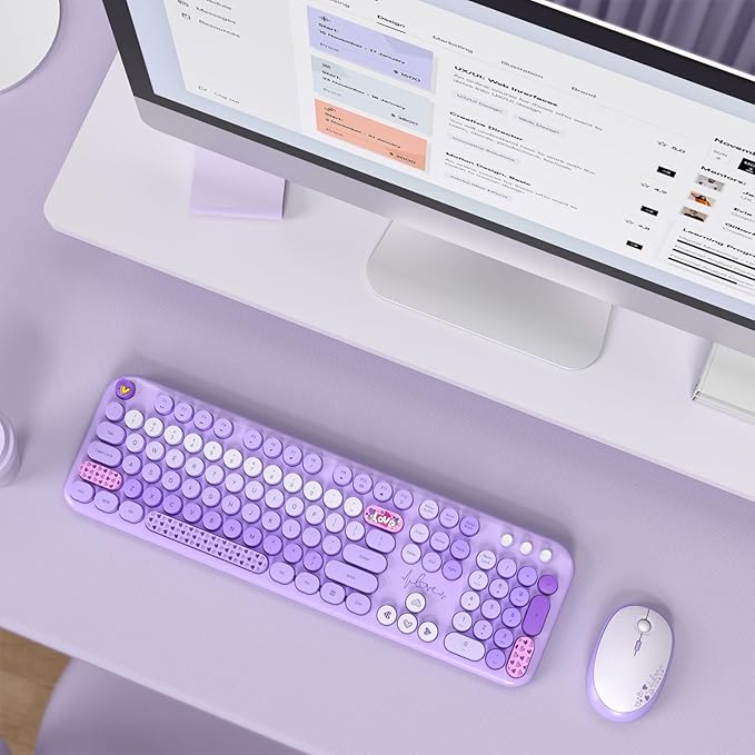 MOFII Wireless Keyboard and Mouse Combo, Full Size 2.4G Plug and Play - Image 7