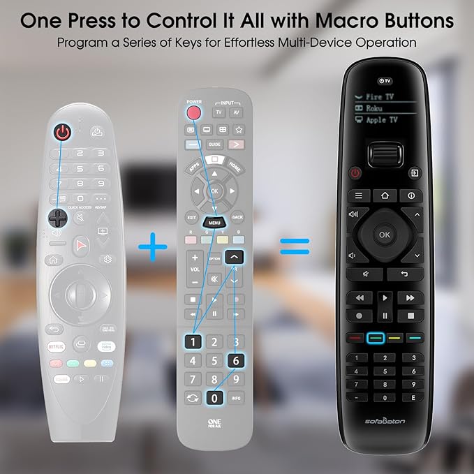 SofaBaton U2 Universal Remote, All-in-One Smart Universal Remote Control - Image 4