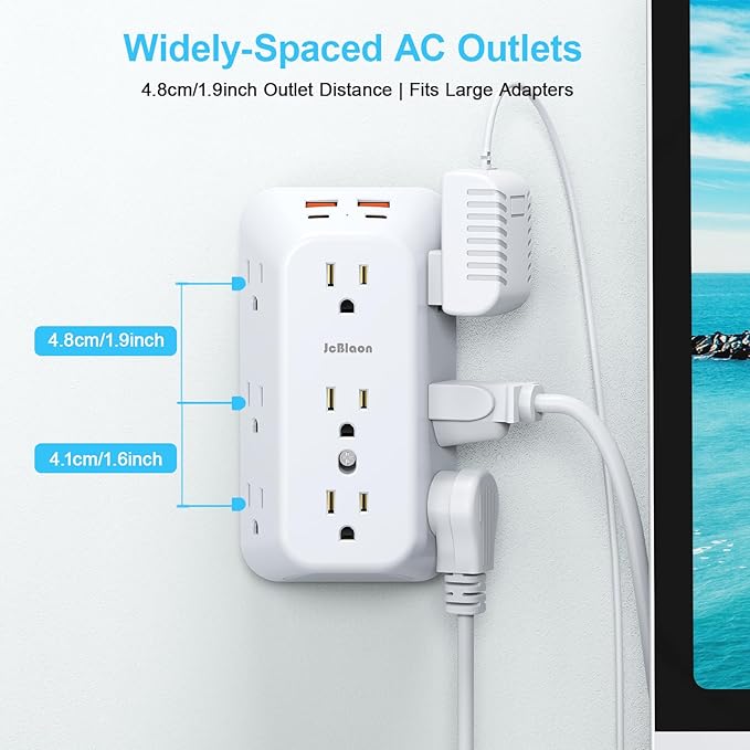 Outlet Extender Wall Charger - Image 2