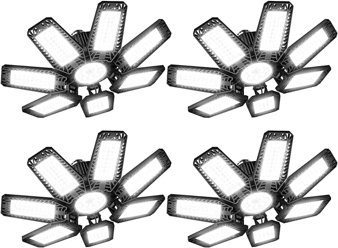 CHENGCHILIT LED Garage Light 4 Pack - 200w 20000LM 6500K Garage Lights Ceiling by CHENGCHILIT