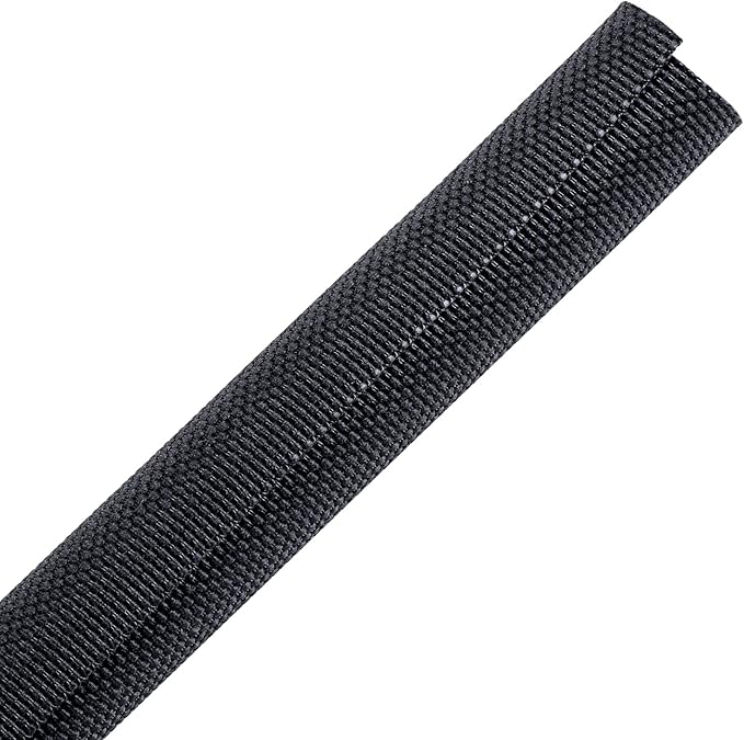 Sonoreboom Braided Wire Loom Mesh Woven Flexible Split Sleeving Black Cord Tube by Sunnarepoon
