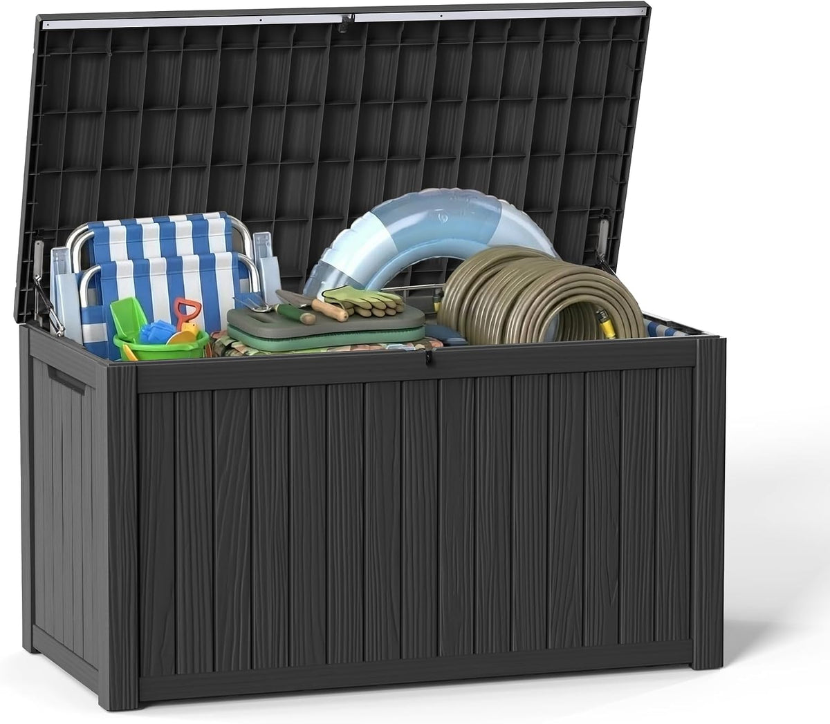 200 gallon outdoor storage deck box waterproof resin, main product view