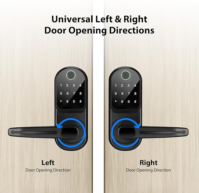 CATCHFACE Fingerprint Door Lock TTLock Smart Lock Biometric Door Lock - Image 5