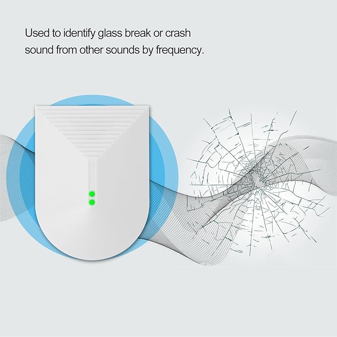 Glasstrek Glass Break Sensor Audio Detector Shock Sensor Car Alarm Effective - Image 5
