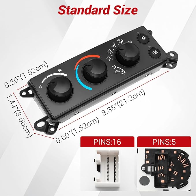P55056569AC Front A/C Heater Climate Control Module Compatible - Image 4