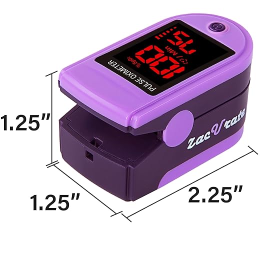 Zacurate Pro Series 500DL Fingertip Pulse Oximeter Blood Oxygen Saturation - Image 4