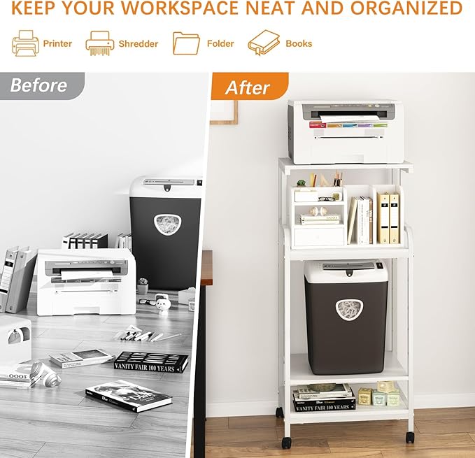 Arbuxzuy 4-Tier Printer Stand - Image 8