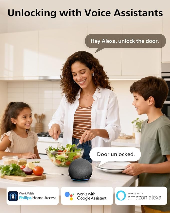 Philips Wi-Fi Smart Door Lock, Keyless Entry Door Lock - Image 3