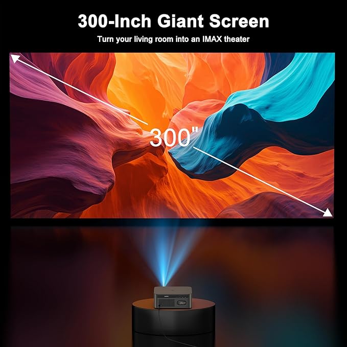 HAPPRUN 2500 ANSI Lumens Outdoor Projector - Image 7