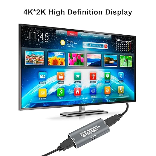 HDMI Booster Repeater 4K@60Hz for 80FT, HDMI Extender Female to Female - Image 5