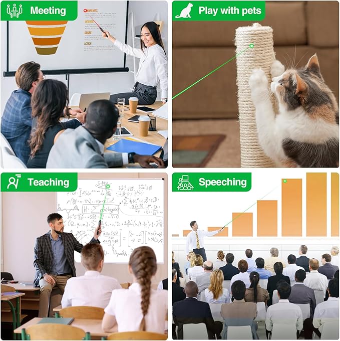 2 in 1 USB Type C Rechargeable Presentation Clicker - Image 7