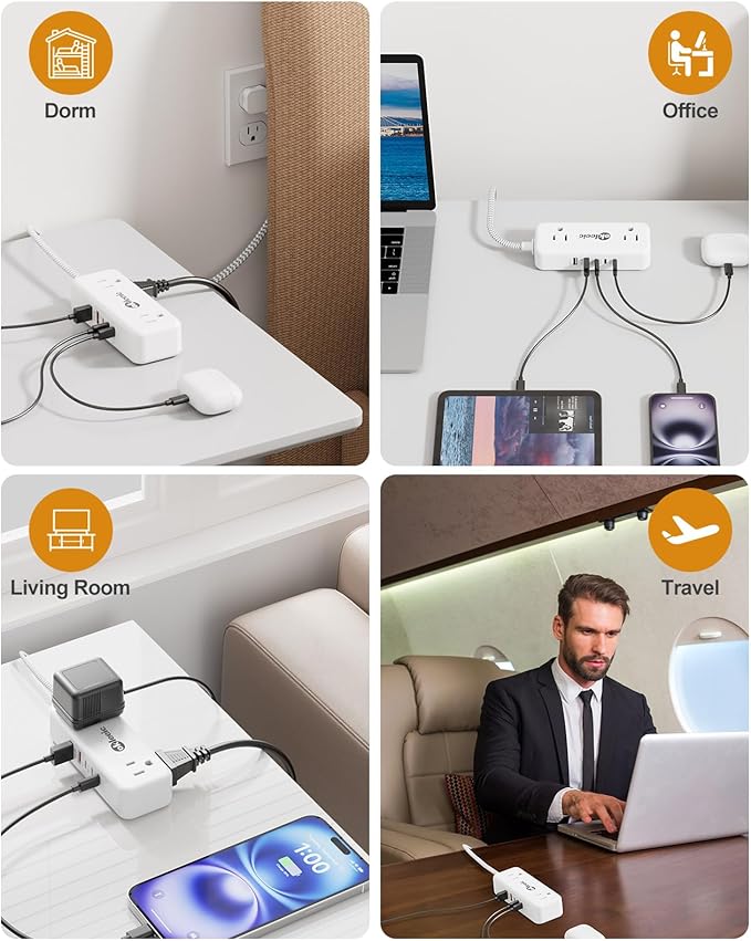 PD30W USB C Travel Power Strip, Cruise Power Strip - Image 8