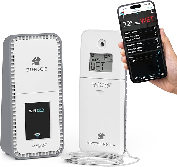 Leak Geek Area Detection Wi-Fi Alert System by LaCrosseTechnology