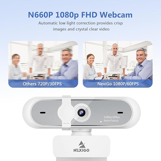 NexiGo N660P 1080P 60FPS Webcam - Image 2
