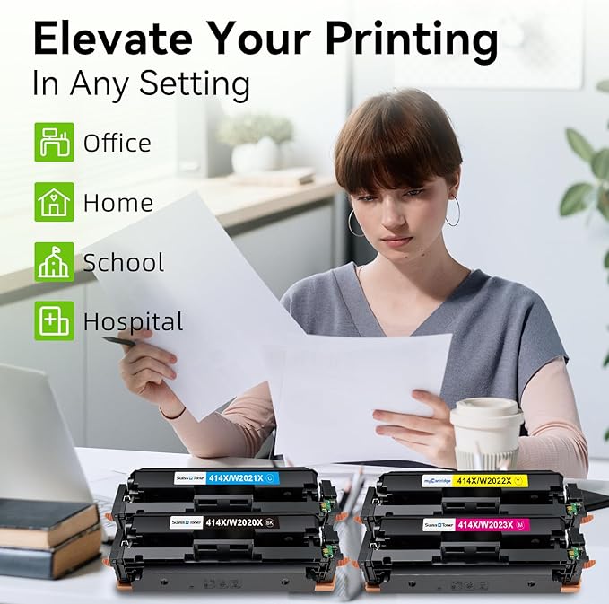 swiss toner 414X Toner Cartridges 4 Pack - Image 6