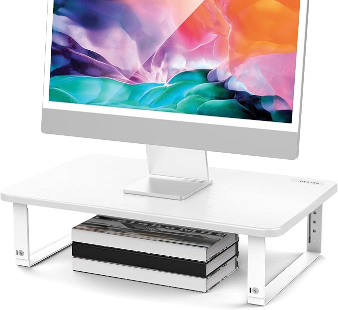 BESIGN MS01 Monitor Stand Riser, Height Adjustable Laptop Stand, Computer by BESIGN