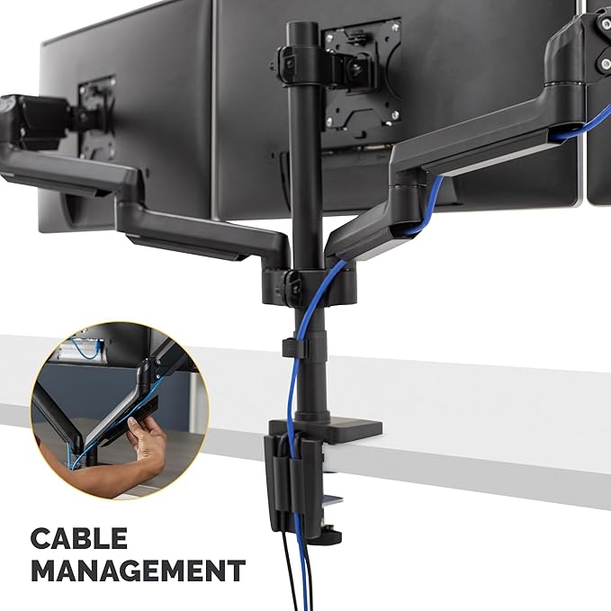 Fellowes Platinum Series Triple Monitor Arm - Image 6