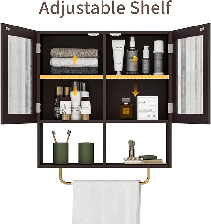 Wall Mounted Bathroom Storage Cabinet Medicine Cabinet - Image 5