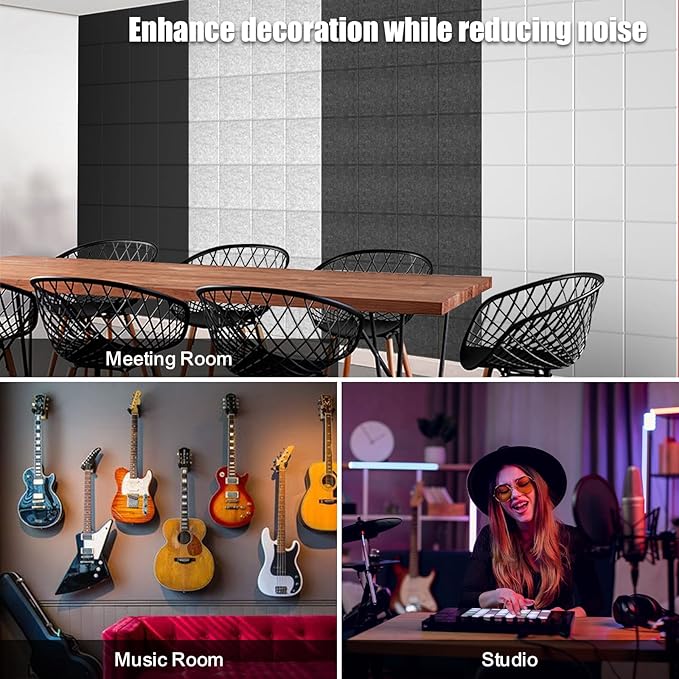 Sonicism 12 Pack Acoustic Wall Panels - Image 6