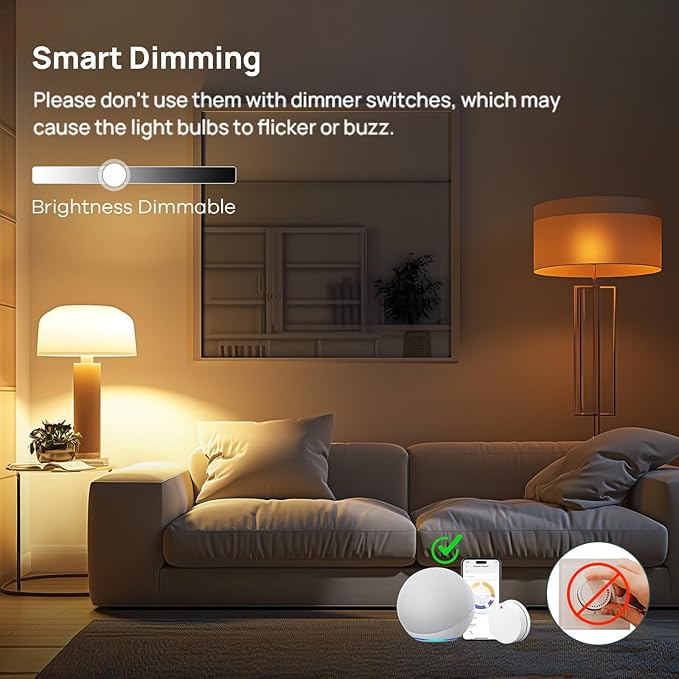 Linkind WiFi Smart Light Bulbs, Alexa Light Bulb Work - Image 9