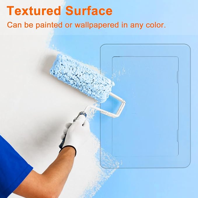 Suteck Plastic Access Panel for Drywall Ceiling 6 x 9 Inch Reinforced Plumbing - Image 4