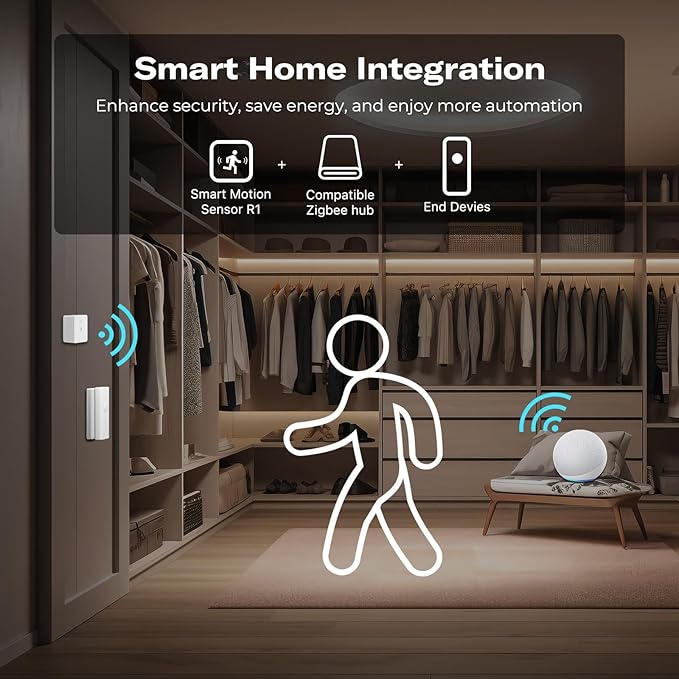 THIRDREALITY Zigbee Motion Sensor R1, Adjustable Sensitivity, Real-time Alerts - Image 3