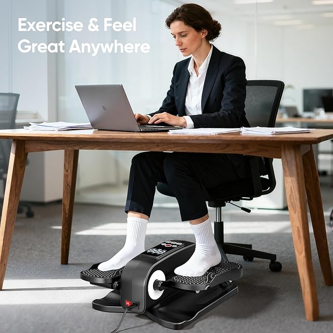 2025 New Under Desk Elliptical Machine, Portable Seated Pedal Exercise Machine - Image 6
