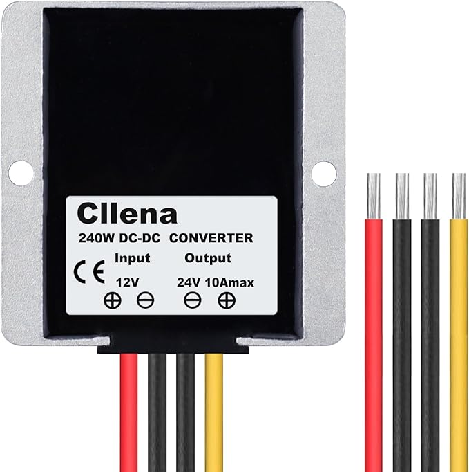 Cllena Waterproof DC/DC 12V Step Up to 24V 10A 240W Voltage Boost Converter - Image 4