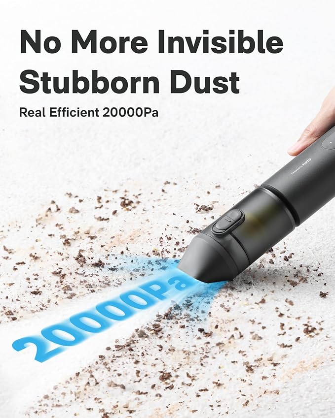 HOTO Handheld Car Vacuum Cleaner Cordless, 4-in-1 Portable Mini Vacuum - Image 2
