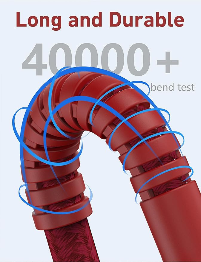 USB C Cable 10FT, Type C Cable 3A Fast Charging Upgraded Extra Durable Braided - Image 5
