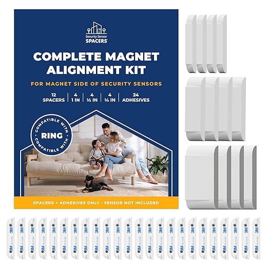 Adhesive Replacement Tape & Sensor Risers Bundle by CleverHomeSolutions