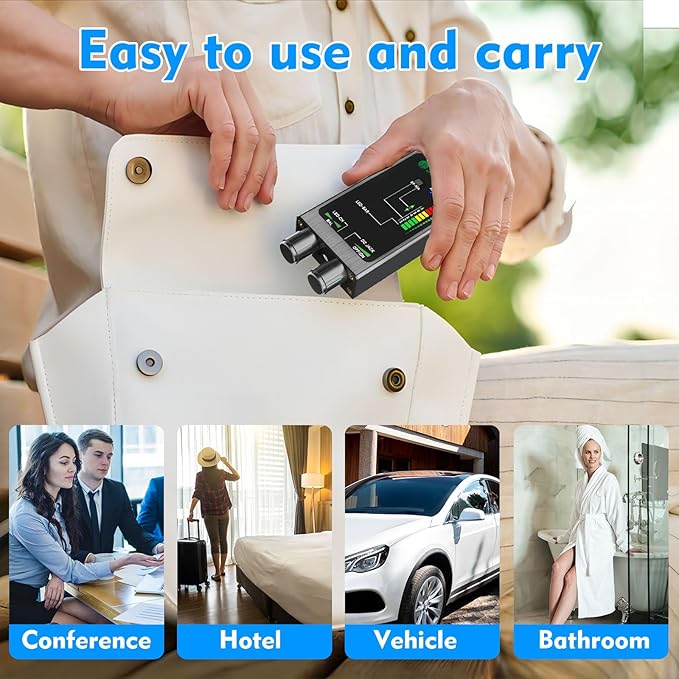 JMDHKK M8000 Hidden Camera Detector, Bug Detector, Camera Finder, Signal - Image 6