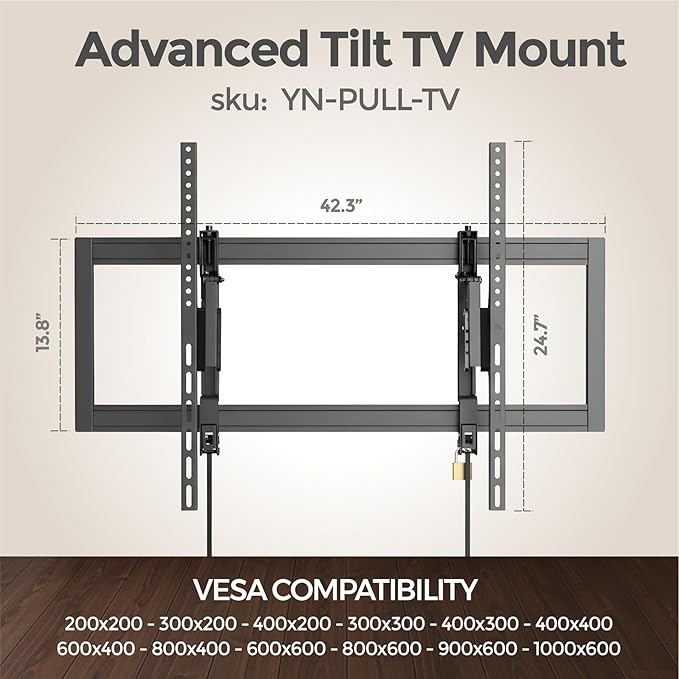 ynVISION.DESIGN Tilt TV Wall Mount - Image 3