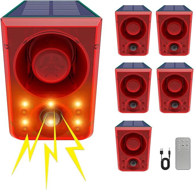 ChunHee Solar Outdoor Motion Sensor Alarm by ChunHee