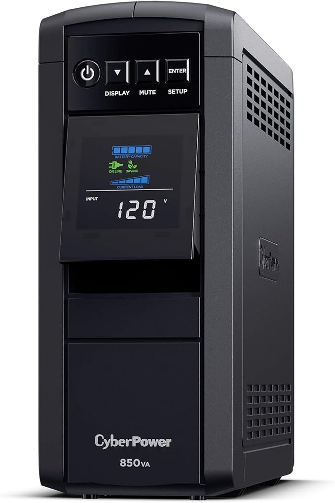 CyberPower CP850PFCLCD PFC Sinewave UPS Battery Backup and Surge Protector - Image 9
