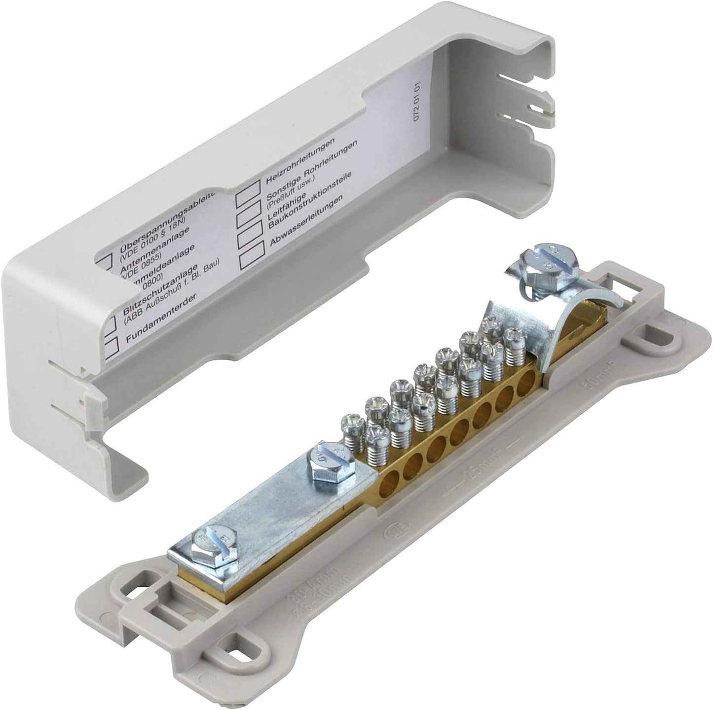 Potential equalisation rails