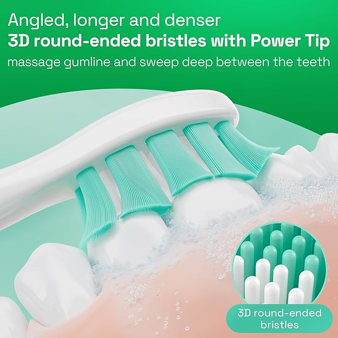 Brushmo Plaque Control Replacement Toothbrush Heads, Compatible - Image 5