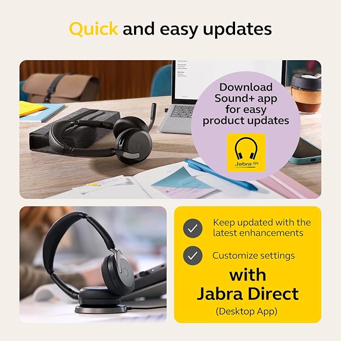 Jabra Evolve2 65 Flex Stereo Headset - Image 4