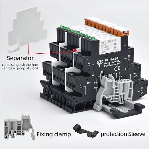 10Pcs Miniature Relay 24V DC, 24V AC 6Amp SPDT - Image 5