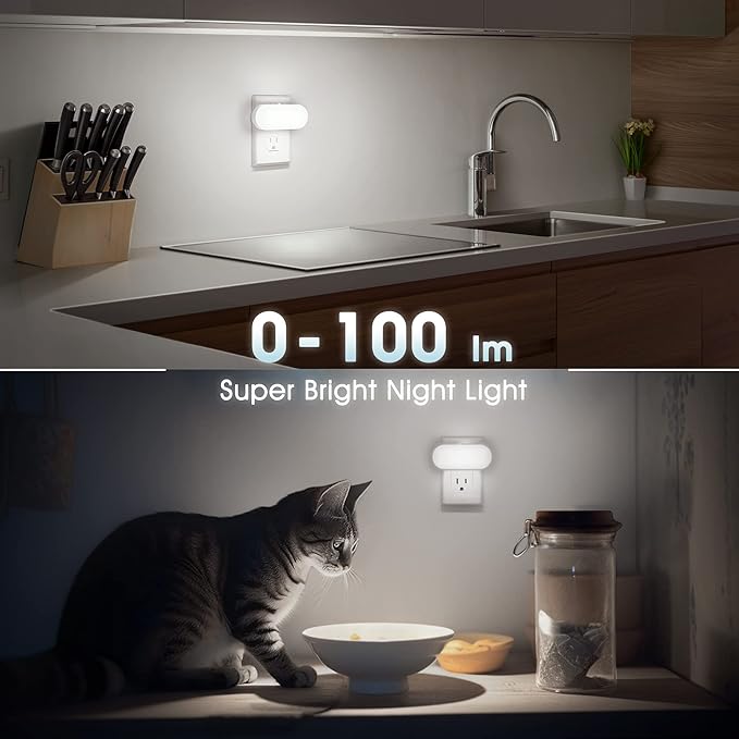 DORESshop Night Lights Plug into Wall Daylight White, Cute Dimmable Led Night - Image 7