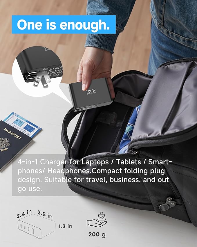 100W USB C Charger, 4-Port PD Fast Charging Block - Image 6