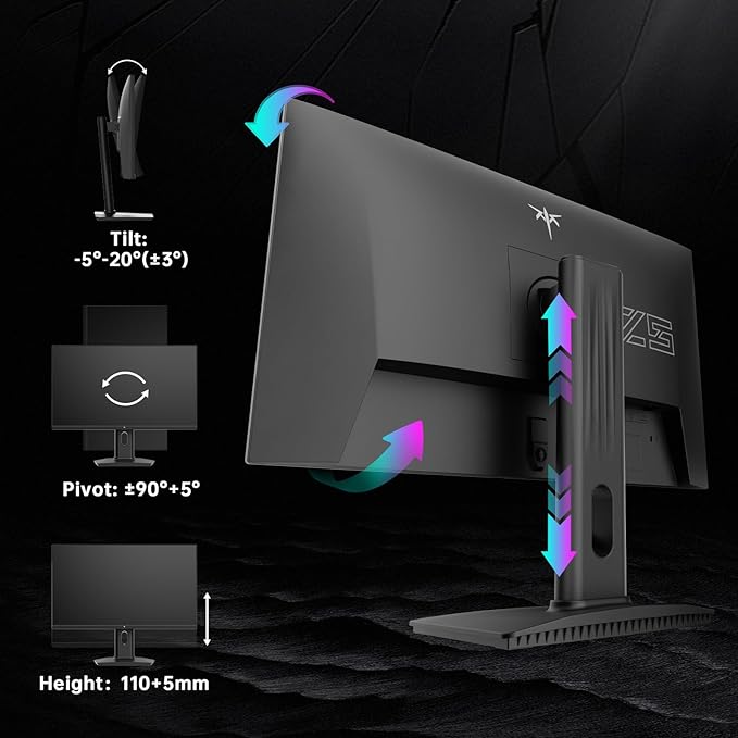 KTC 24.5 Inch 300Hz Gaming Monitor, FHD 1080P 240Hz Fast IPS Monitor, - Image 5