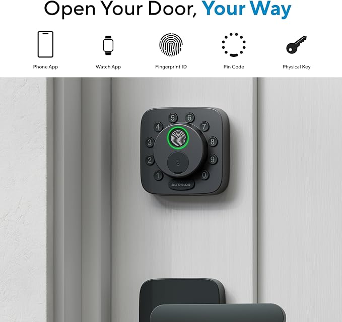 ULTRALOQ Bolt Smart Lock, Built-in Wi-Fi, Matter Over Thread, Works - Image 2