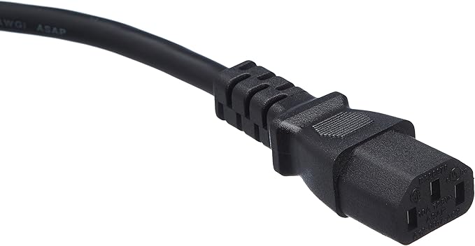 Amazon Basics Computer Monitor TV Replacement Power Cord - 15 ft - Image 2