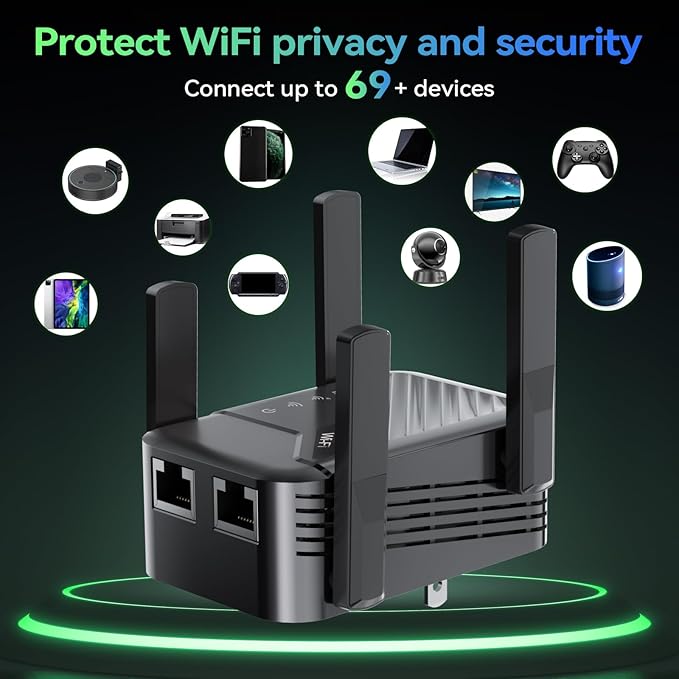 2026 Best WiFi Extender Signal Booster, Internet Extender Covers Up to 13389 - Image 6